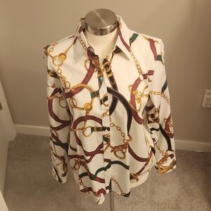 Long sleeve button down top